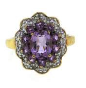 Sterling Silver Amethyst Ring