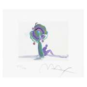 Figure Under Tree by Peter Max