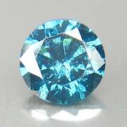 Incredible .21ct rare London blue Diamond solitaire
