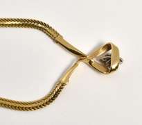 Sparkling Diamond Cluster Necklace