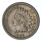 1862 Indian Head Cent - Choice
