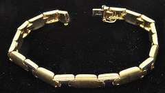 Beautiful Ladies 14kt White & Yellow Gold Bracelet