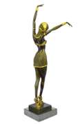 DANCER BRONZE SCULPTURE