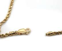 Classic 14kt YG 24" Rope Chain Necklace
