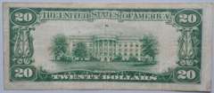 Scarce 1929 $ 20  Philadelphia National Currency Notency Star Note