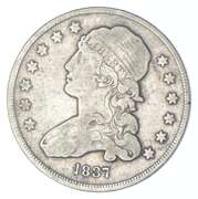 1837 Liberty Cap Quarter