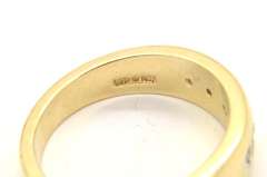 MENS 14 KT DIAMOND RING / BAND