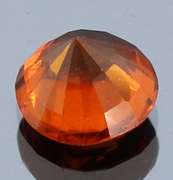 Fiery 4.46ct top color Hessonite Garnet solitaire