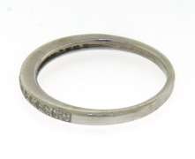 Elegant White Gold Diamond Band