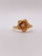 14kt Solid Gold & Diamond Ring