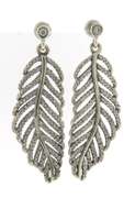 Pandora Light as a Feather Dangle Earrings