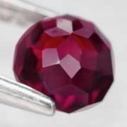 Full checker cut! 3.14ct violet red Rhodolite Garnet