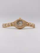 Ladies Geneva & Gemstone Watch, 18kt GP