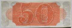 Two Sided $ 50 Unc Bank Of The State Of Georgia Note  Feb 14 1853