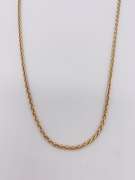 14kt Yellow Gold Byzantine Chain Necklace
