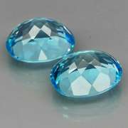10x12mm! 12.52ct matched set of sky ble Topaz