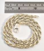 Sturdy Sterling 4.75 mm Rope Necklace