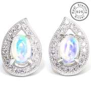 ETHIOPIAN OPAL STERLING SILVER EARRINGS