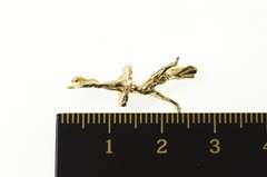 14K Yellow Gold 3D Ballerina Ballet Dancer Dance Tutu Charm/Pendant