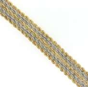 Majestic Wide Rope Yellow Gold Bracelet