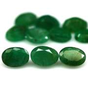 Large 7.25ct 10 piece Zambian Emerald parcel