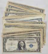 68 $ 1 Silver Certificates
