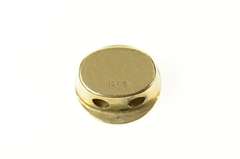 10K Yellow Gold Floral Design Simple Slide Bracelet Charm/Pendant