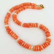 Coral & Freshwater Pearls Necklace