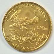 Pristine Superb Gem BU 2015 $5 American Gold Eagle coin