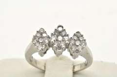 LADIES PAST, PRESENT, FUTURE DIAMOND RING