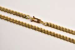Practical Heavy 18k Standard Link Necklace