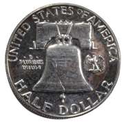 Choice Proof 1954 Franklin Half Dollar