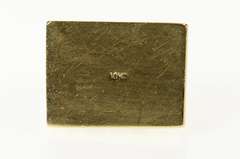 14K Yellow Gold Ornate Retro Cabin Cottage House Home Charm/Pendant