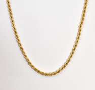 Popular 18" 14k Hollow Rope Necklace
