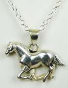 Sterling Horse Pendant & Chain