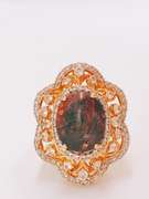 Gorgeous Rare Star Sapphire Cocktail Ring