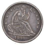 1840 Seated Liberty Half Dime - No Drapery