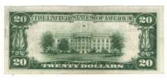 Very nice 1929 Series $20 National Currency Note of Chicago (G)