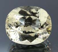 Remarkable 17.84ct high fire platinum blonde Kunzite