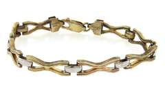 Sterling Silver X Link Bracelet