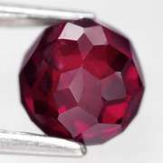 Full checker cut! 3.14ct violet red Rhodolite Garnet