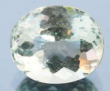 High fire 4.41ct platinum blue Aquamarine