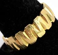 Gorgeous Carved Band in 14KT Yellow Gold