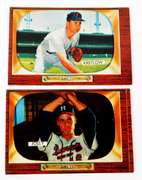 2 Bowman 1955 Baseball Cards