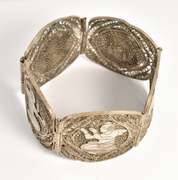 Fun Filigree Egyptian Sterling Bracelet