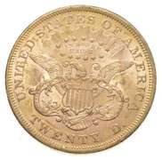 1866 $20 Liberty Head Gold Double Eagle