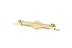 10K Yellow Gold Pegasus Association Football Club Bar Pin/Brooch