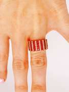 Beautiful 14kt Gold, Ruby, & Diamond Ring