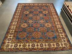STUNNING FINE SUPER KAZAK RUG 8.3x10.9