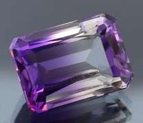 Beautiful 21.29ct top color created Ametrine